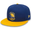 blaue-und-gelbe-snapback-kappe-9fifty-der-golden-state-warriors-nba-von-new-era