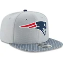 new-era-new-england-patriots-nfl-9fifty-sideline-graue-snapback-kappe