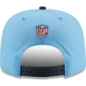 casquette-plate-bleue-snapback-9fifty-sideline-tennessee-titans-nfl-new-era