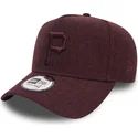 shapka-izvita-violetka-reguliruem-9forty-seasonal-heather-a-frame-na-pittsburgh-pirates-mlb-ot-new-era