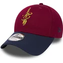 shapka-izvita-chervena-reguliruem-9forty-mesh-na-cleveland-cavaliers-nba-ot-new-era