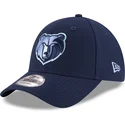 shapka-izvita-sinya-reguliruem-bordado-9forty-the-league-na-memphis-grizzlies-nba-ot-new-era