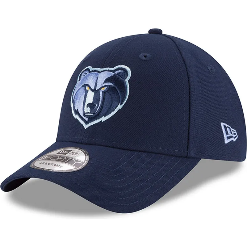 shapka-izvita-sinya-reguliruem-bordado-9forty-the-league-na-memphis-grizzlies-nba-ot-new-era