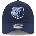 shapka-izvita-sinya-reguliruem-bordado-9forty-the-league-na-memphis-grizzlies-nba-ot-new-era