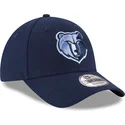 shapka-izvita-sinya-reguliruem-bordado-9forty-the-league-na-memphis-grizzlies-nba-ot-new-era