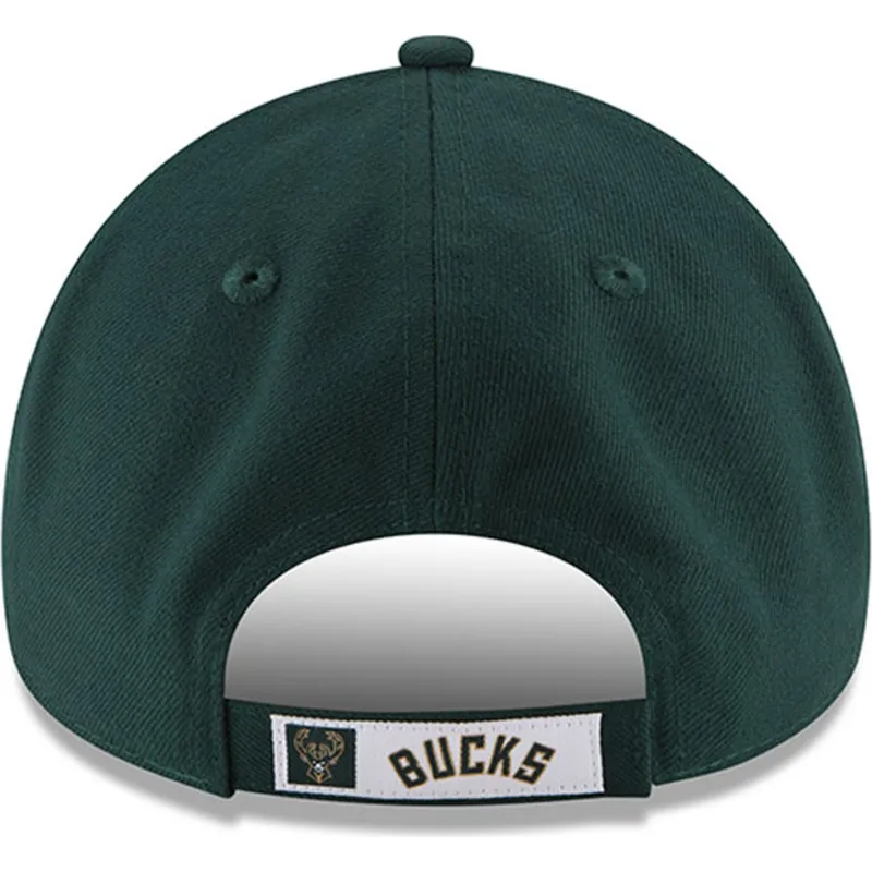 shapka-izvita-zelena-reguliruem-9forty-the-league-na-milwaukee-bucks-nba-ot-new-era