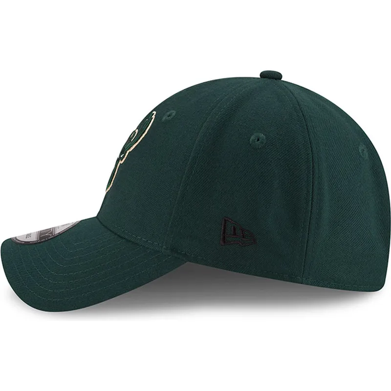 shapka-izvita-zelena-reguliruem-9forty-the-league-na-milwaukee-bucks-nba-ot-new-era