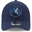 shapka-izvita-tmnosin-reguliruema-9forty-the-league-na-minnesota-timberwolves-nba-ot-new-era