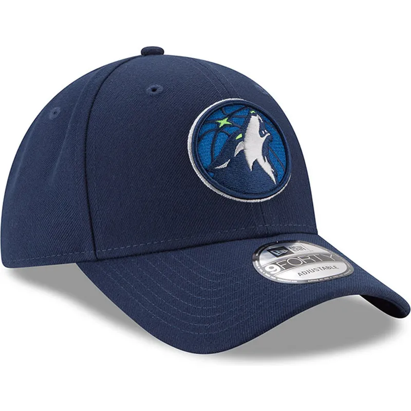 shapka-izvita-tmnosin-reguliruema-9forty-the-league-na-minnesota-timberwolves-nba-ot-new-era