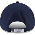 marineblaue-verstellbare-curved-cap-9forty-the-league-der-new-orleans-pelicans-nba-von-new-era