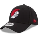 shapka-izvita-cherna-reguliruem-9forty-the-league-na-portland-trail-blazers-nba-ot-new-era