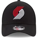 shapka-izvita-cherna-reguliruem-9forty-the-league-na-portland-trail-blazers-nba-ot-new-era