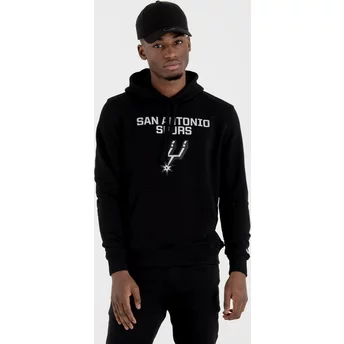 New Era Pullover Hoody San Antonio Spurs NBA Black Sweatshirt