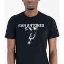 san-antonio-spurs-nba-kurzarmshirt-in-schwarz-von-new-era