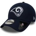 gorra-curva-azul-marino-ajustable-9forty-the-league-de-los-angeles-rams-nfl-de-new-era