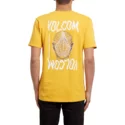 t-shirt-a-manche-courte-jaune-conformity-tangerine-volcom