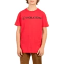 volcom-kinder-true-red-line-euro-t-shirt-rot