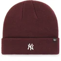 bonnet-grenat-new-york-yankees-mlb-cuff-knit-centerfield-47-brand