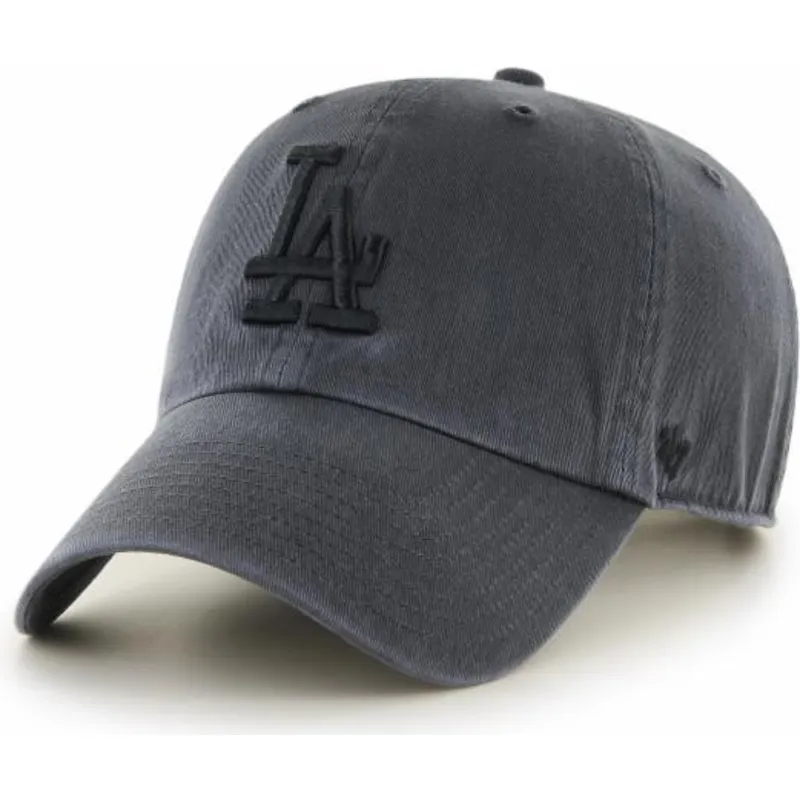 shapka-izvita-cherna-reguliruem-na-los-angeles-dodgers-mlb-ot-47-brand