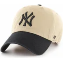 shapka-izvita-bezhov-reguliruem-na-new-york-yankees-mlb-ot-47-brand