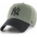 shapka-izvita-zelena-reguliruem-na-new-york-yankees-mlb-ot-47-brand