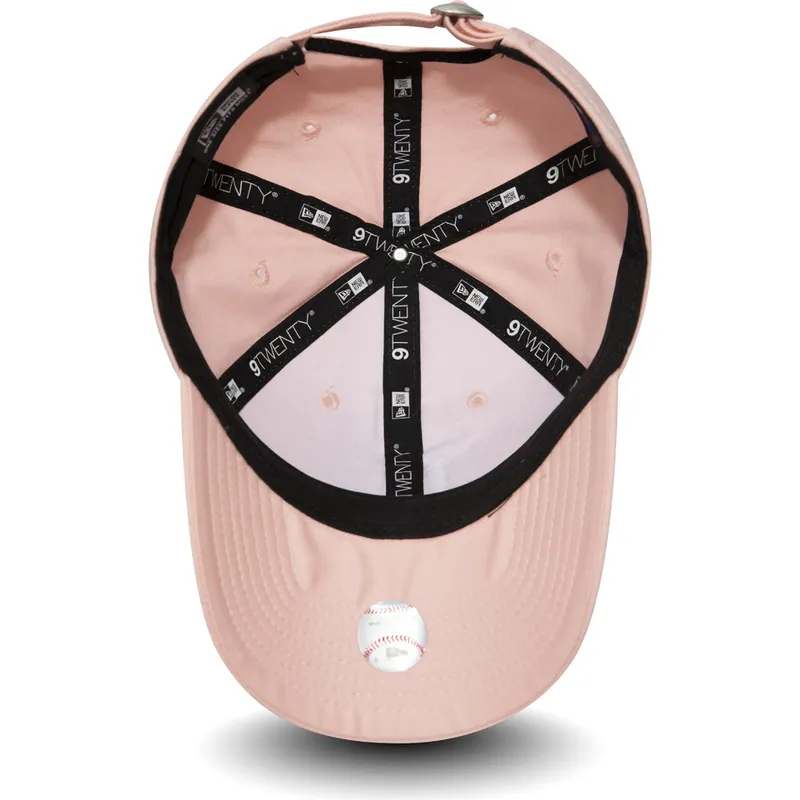 shapka-izvita-roza-reguliruem-9twenty-essential-packable-na-los-angeles-dodgers-mlb-ot-new-era