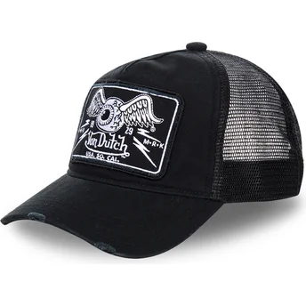 Шапка извита тракер черна снапбек TRUCK07 от Von Dutch