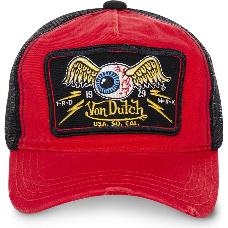 shapka-izvita-traker-chervena-snapbek-truck05-ot-von-dutch