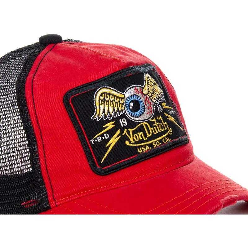 shapka-izvita-traker-chervena-snapbek-truck05-ot-von-dutch