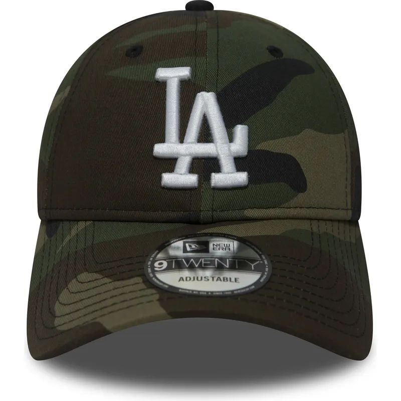 shapka-izvita-kamuflazh-reguliruem-9twenty-essential-packable-na-los-angeles-dodgers-mlb-ot-new-era