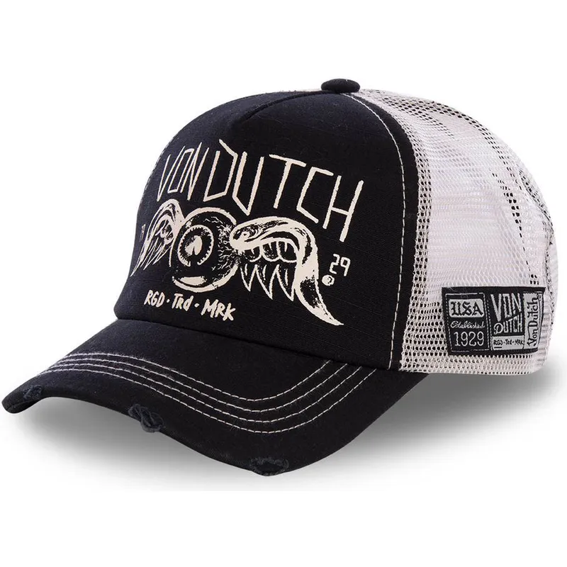 sort-trucker-kasket-crew4-fra-von-dutch