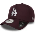 shapka-izvita-chervena-snapbek-ripstop-a-frame-na-los-angeles-dodgers-mlb-ot-new-era