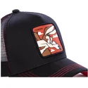 shapka-izvita-cherna-snapbek-kojot-looney-tunes-ot-capslab