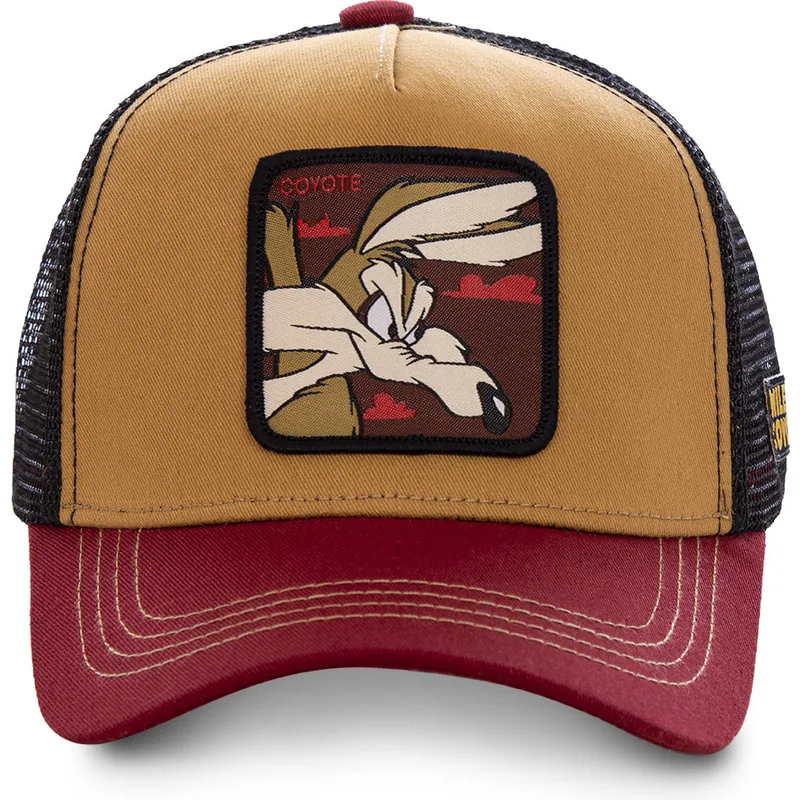 shapka-trucker-kafyava-cherna-i-chervena-coyote-coy2-looney-tunes-ot-capslab