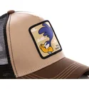 capslab-looney-tunes-correcaminos-roa2-brun-trucker-kasket