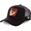 schwarze-trucker-cap-tasmanischer-teufel-taz1-looney-tunes-von-capslab
