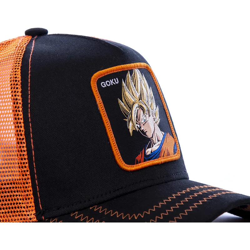 sort-og-orange-trucker-kasket-son-goku-super-saiyan-go3-dragon-ball-fra-capslab
