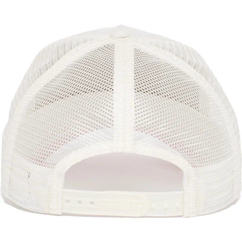 weisse-trucker-kappe-flamingo-schwimmring-floater-von-goorin-bros