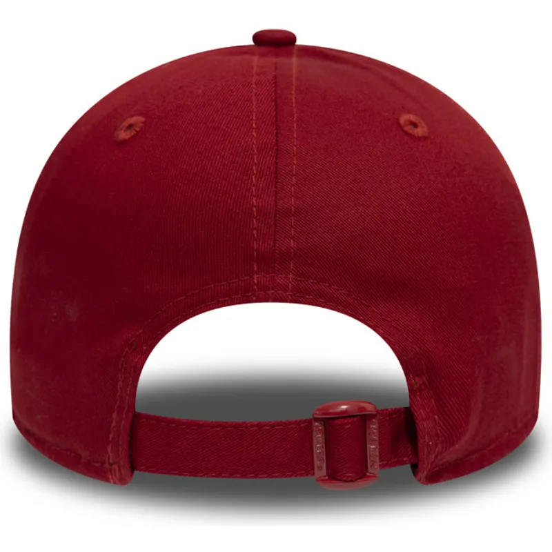 shapka-izvita-chervena-reguliruem-9forty-essential-na-new-york-yankees-mlb-ot-new-era
