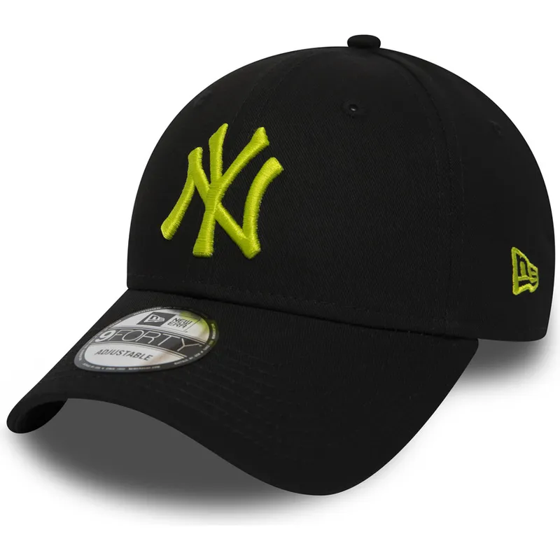 shapka-izvita-cherna-reguliruem-9forty-essential-na-new-york-yankees-mlb-ot-new-era