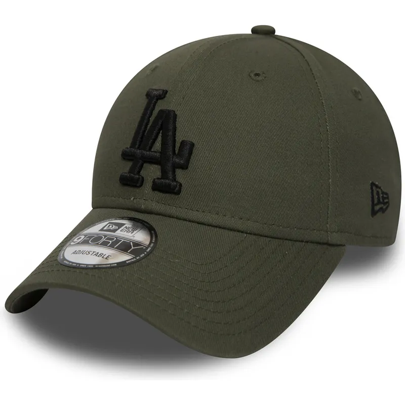 shapka-izvita-zelena-reguliruem-9forty-essential-na-los-angeles-dodgers-mlb-ot-new-era