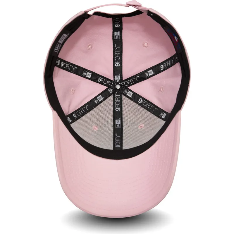 shapka-izvita-roza-reguliruem-9forty-essential-na-boston-red-sox-mlb-ot-new-era