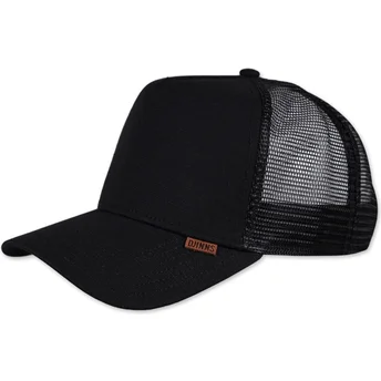 Djinns M-Ribstop sort trucker kasket