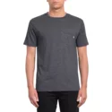 volcom-black-heather-heather-t-shirt-schwarz