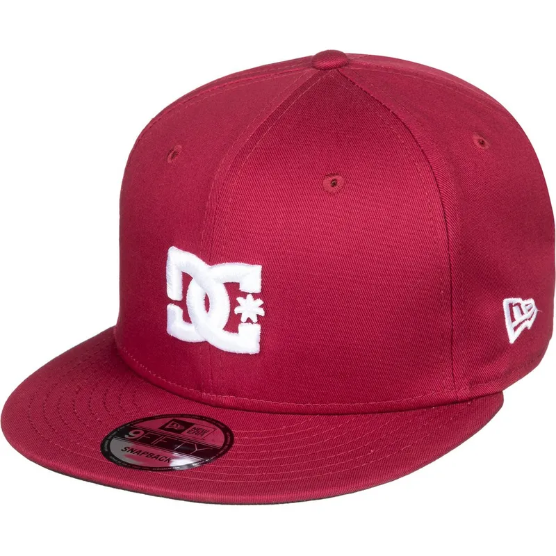 shapka-ploska-chervena-snapbek-empire-fielder-ot-dc-shoes