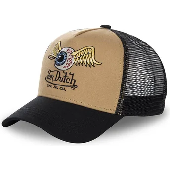 Braune und schwarze MOU Trucker-Kappe von Von Dutch