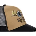 gorra-trucker-marron-y-negra-mou-de-von-dutch