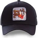 shapka-izvita-cherna-snapbek-tasmanijski-dyavol-looney-tunes-ot-capslab