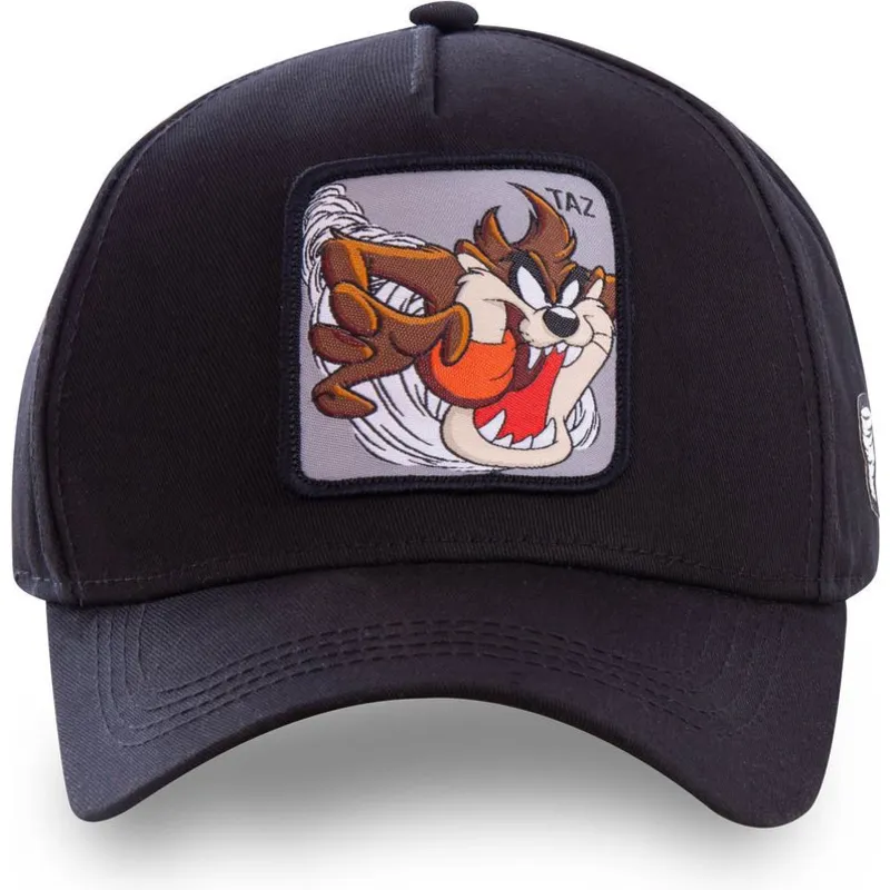 shapka-izvita-cherna-snapbek-tasmanijski-dyavol-looney-tunes-ot-capslab
