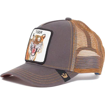 casquette-trucker-marron-tigre-eye-of-the-tiger-goorin-bros